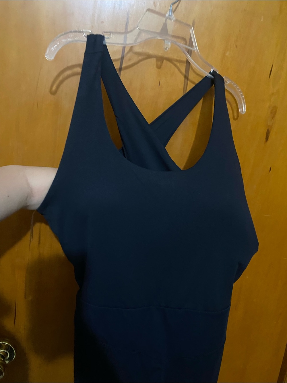 NWT- JoyLab Black Cross-Back One-Piece Jumpsuit sold out/rare - Picture 3 of 10